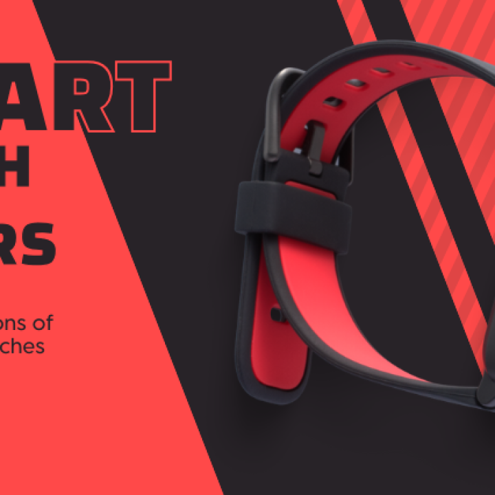 Woven Rubber Silicone Soft Watch Band | Watch Strap for iWatch Series 9/8/7/6/5/4/3/2/1/Ultra 2/Ultra SE/SE 2